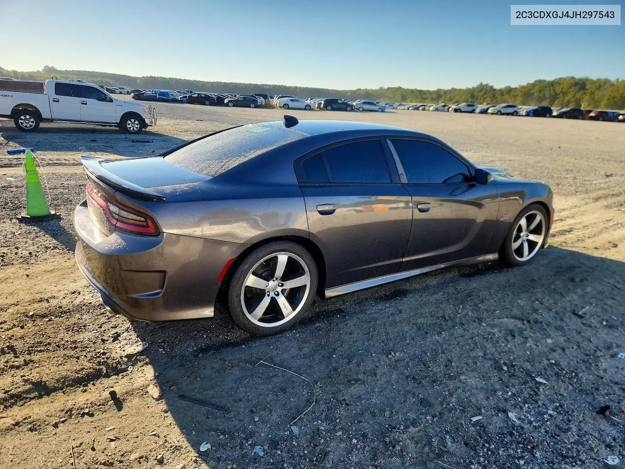 2018 DODGE CHARGER VIN 2C3CDXGJ4JH297543 — фото 3