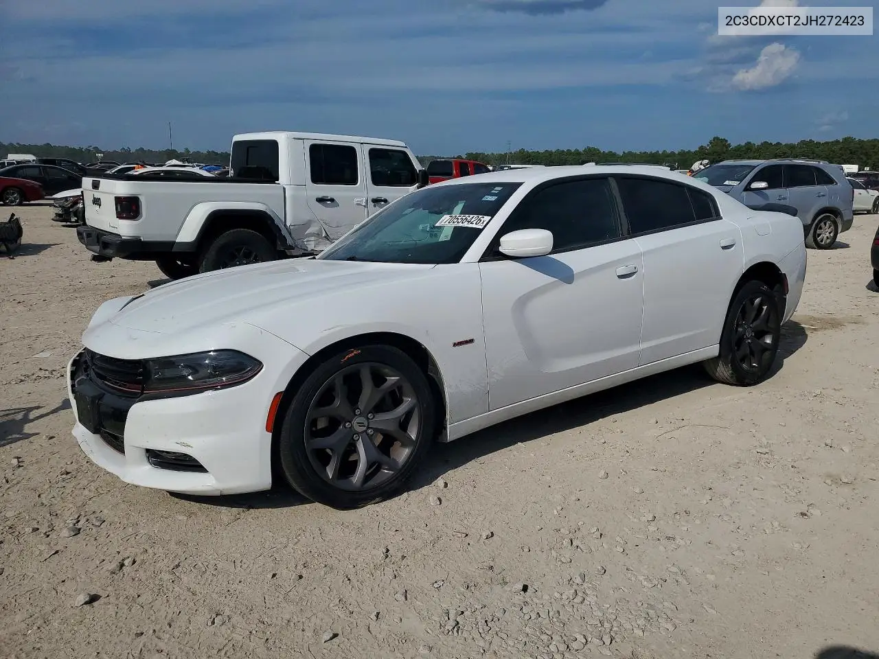 DODGE CHARGER 2018, VIN 2C3CDXCT2JH272423