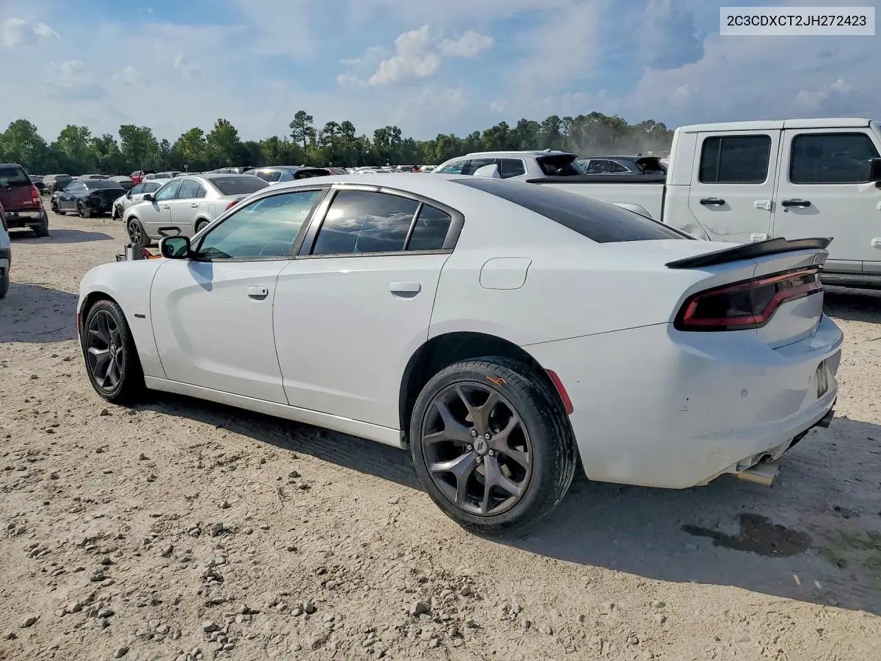 2018 DODGE CHARGER VIN 2C3CDXCT2JH272423 — фото 2