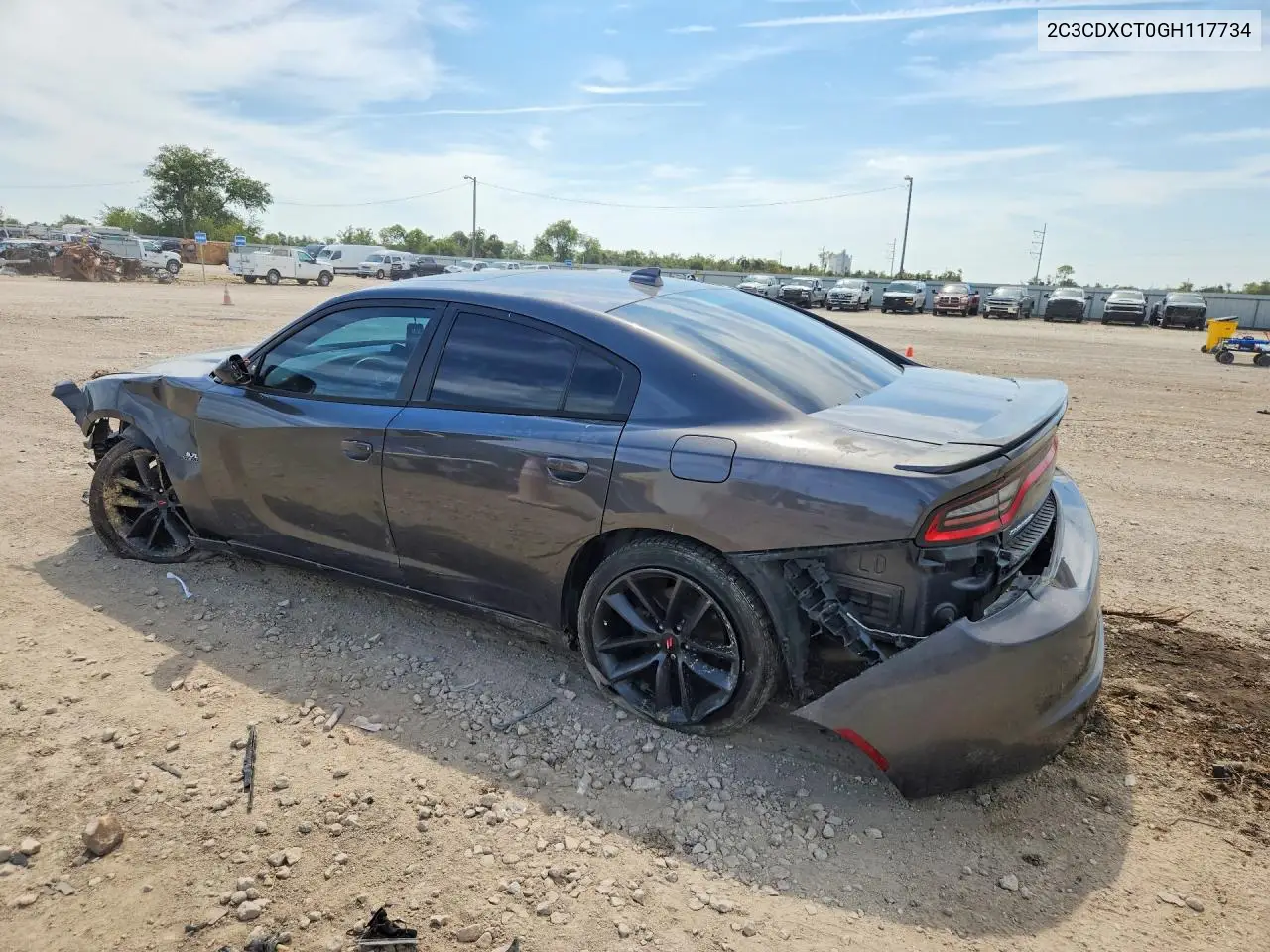 2018 DODGE CHARGER VIN 2C3CDXCT0GH117734 — фото 2
