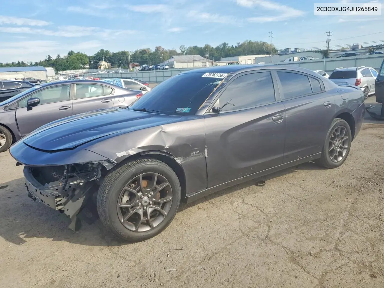 DODGE CHARGER 2018, VIN 2C3CDXJG4JH265849