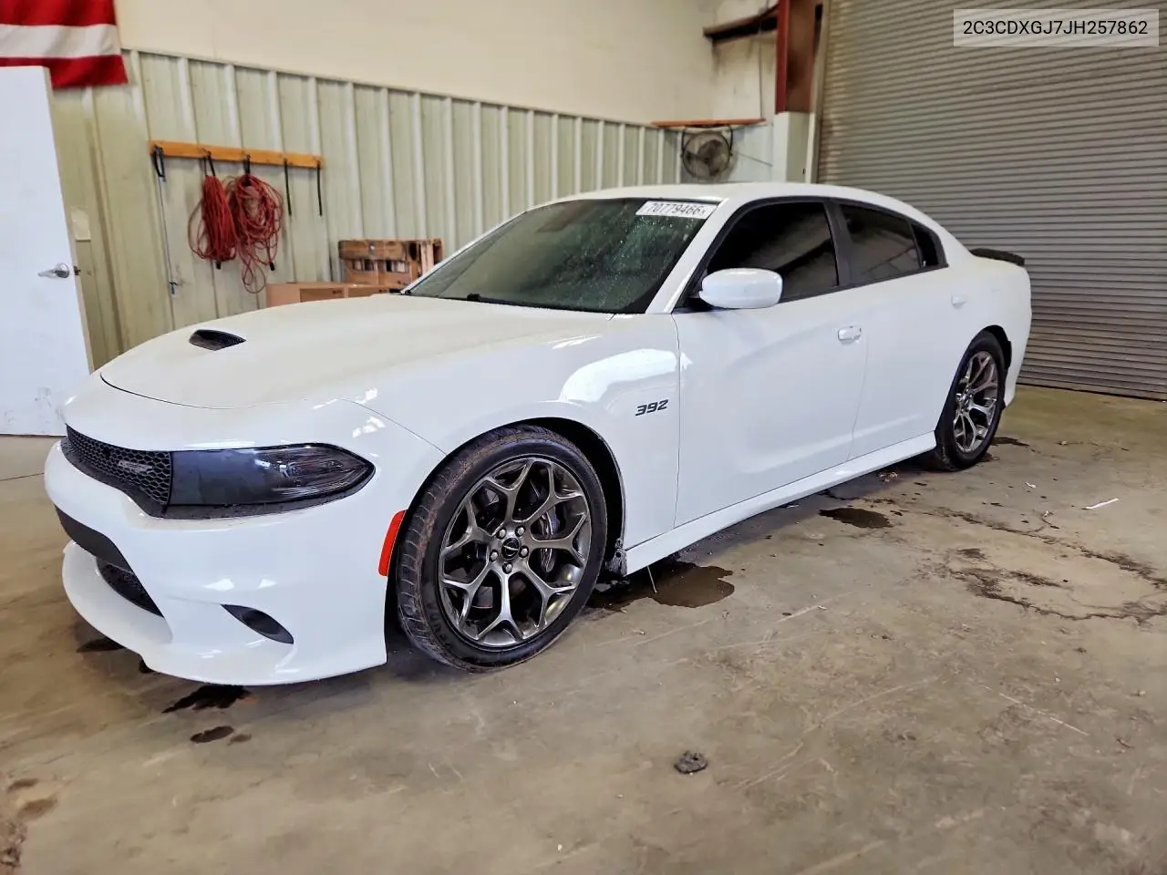 DODGE CHARGER 2018, VIN 2C3CDXGJ7JH257862