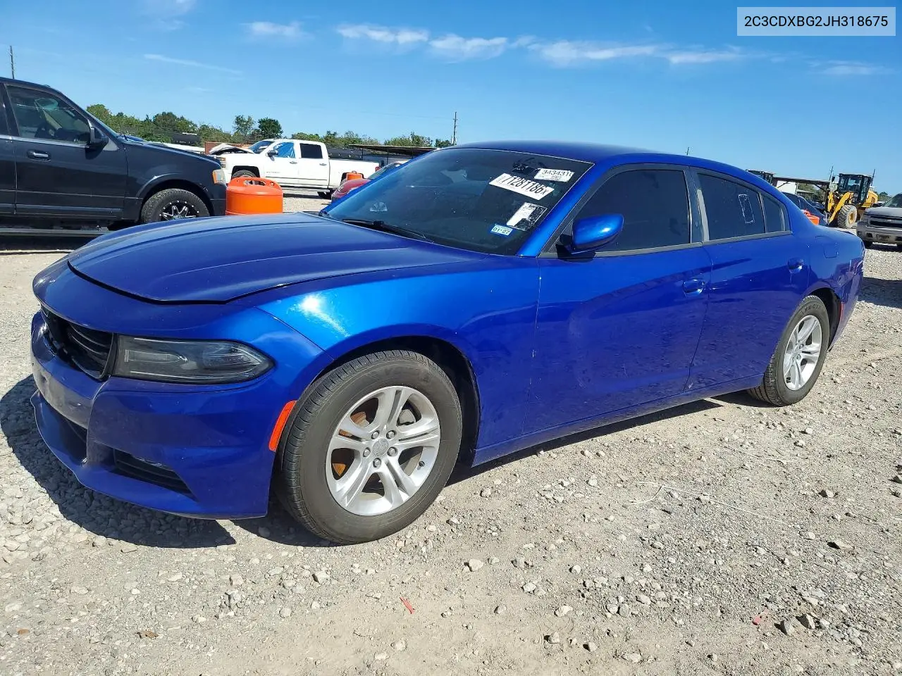 DODGE CHARGER 2018, VIN 2C3CDXBG2JH318675