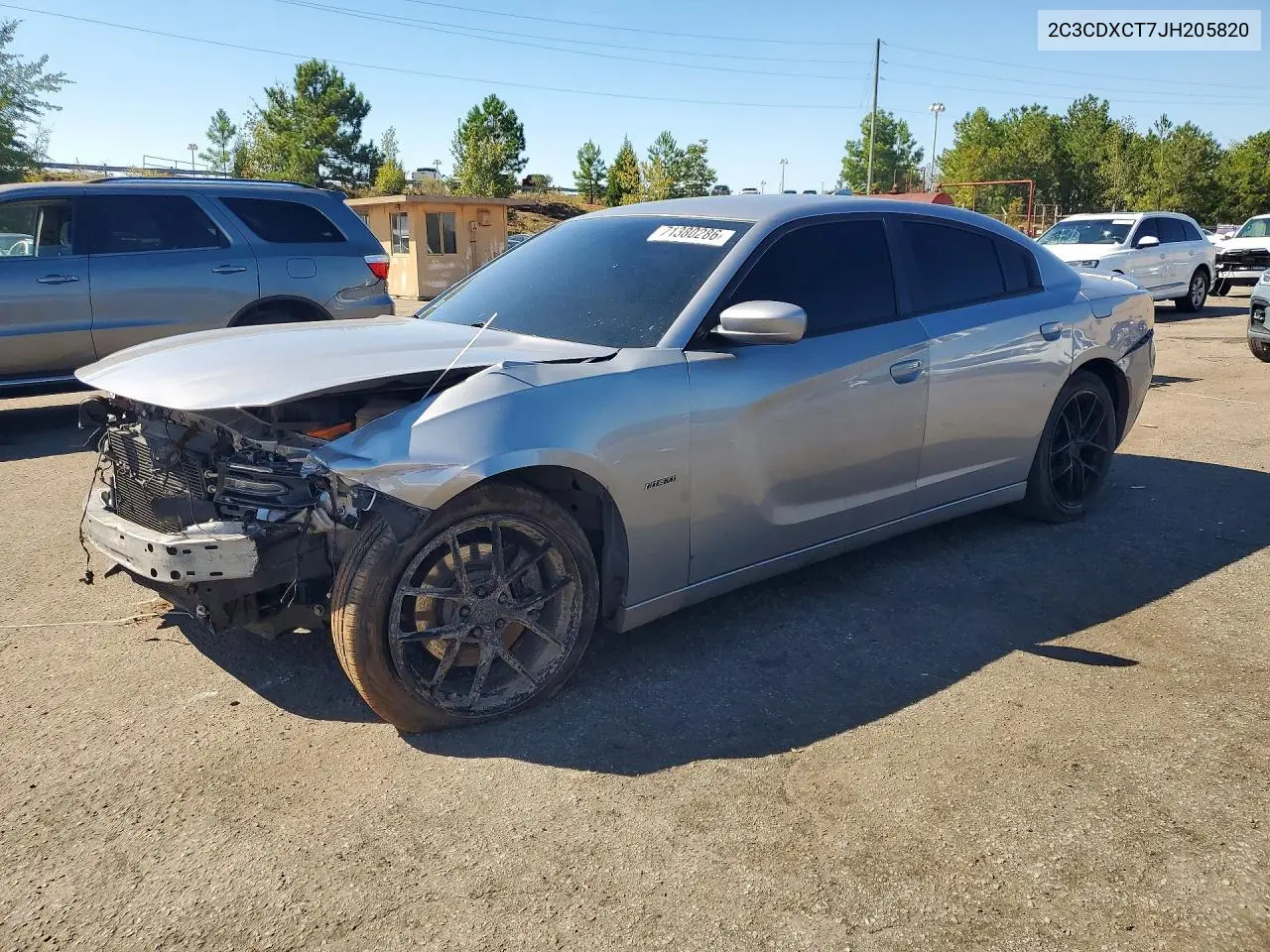 DODGE CHARGER 2018, VIN 2C3CDXCT7JH205820