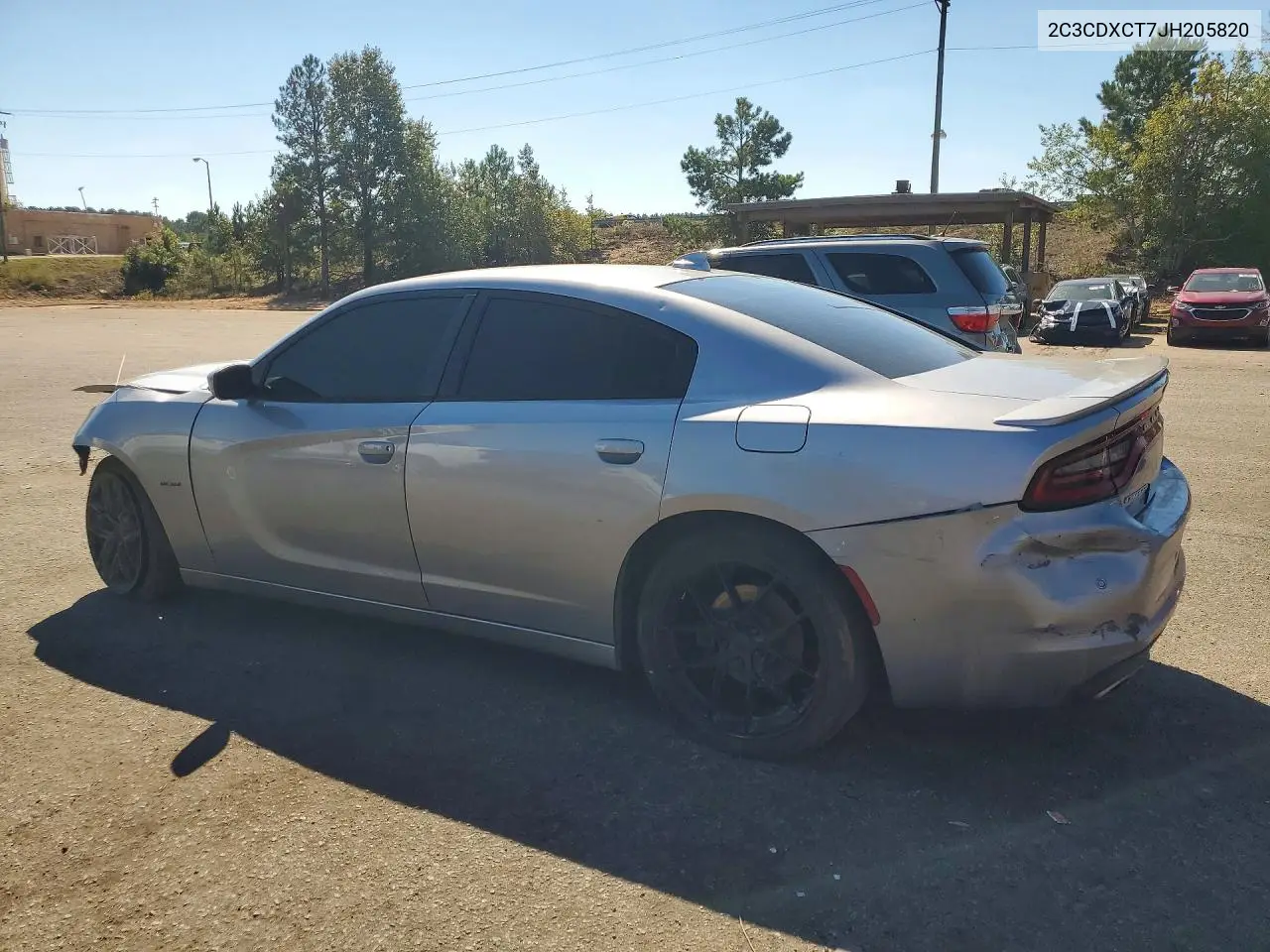 2018 DODGE CHARGER VIN 2C3CDXCT7JH205820 — фото 2