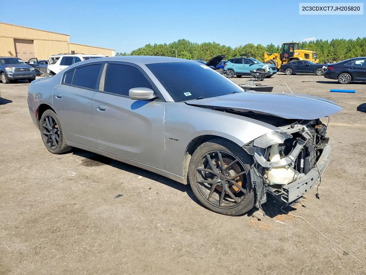 2018 DODGE CHARGER VIN 2C3CDXCT7JH205820 — фото 4