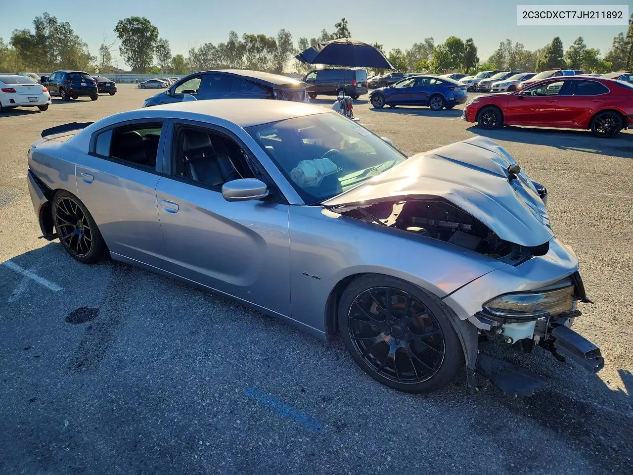 2018 DODGE CHARGER VIN 2C3CDXCT7JH211892 — фото 4