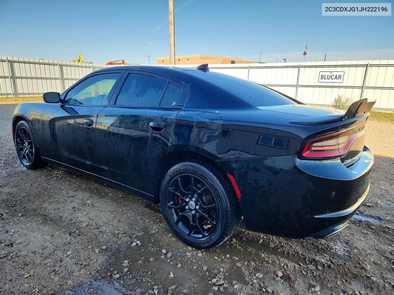 2018 DODGE CHARGER VIN 2C3CDXJG1JH222196 — фото 2