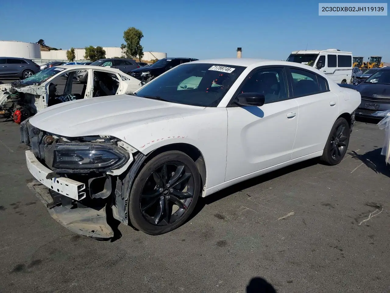DODGE CHARGER 2018, VIN 2C3CDXBG2JH119139