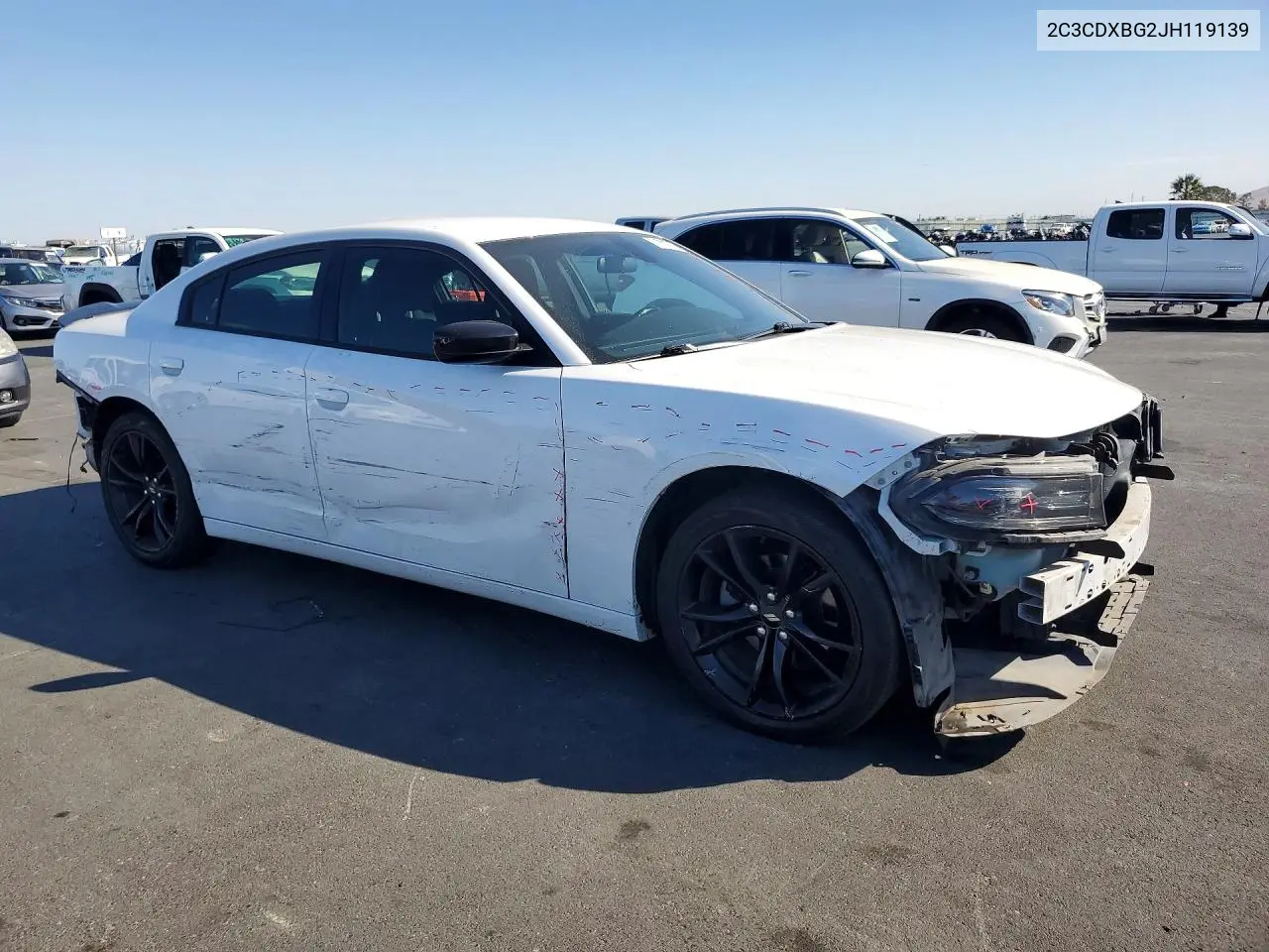 2018 DODGE CHARGER VIN 2C3CDXBG2JH119139 — фото 4