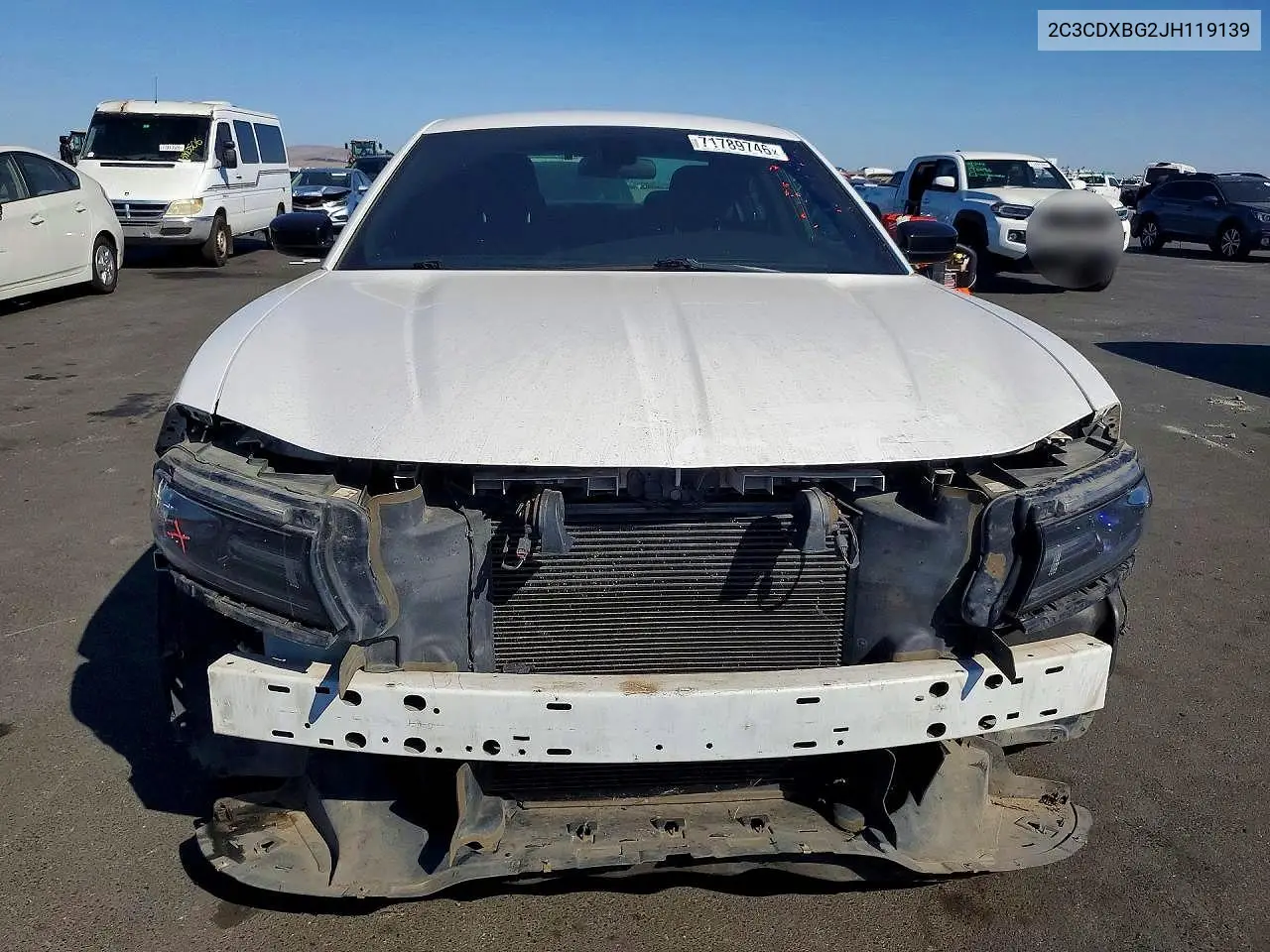 2018 DODGE CHARGER VIN 2C3CDXBG2JH119139 — фото 5