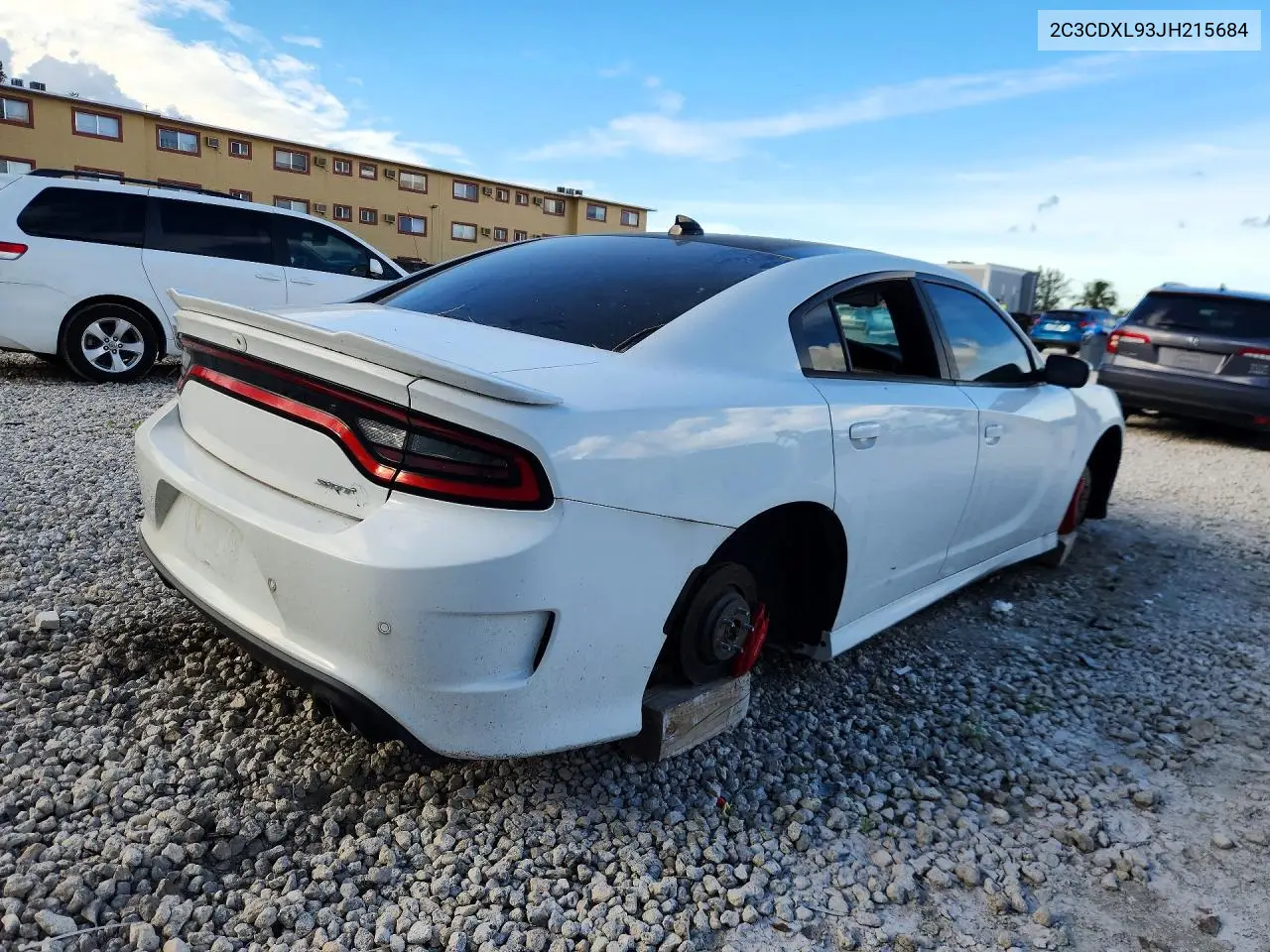 2018 DODGE CHARGER VIN 2C3CDXL93JH215684 — фото 3