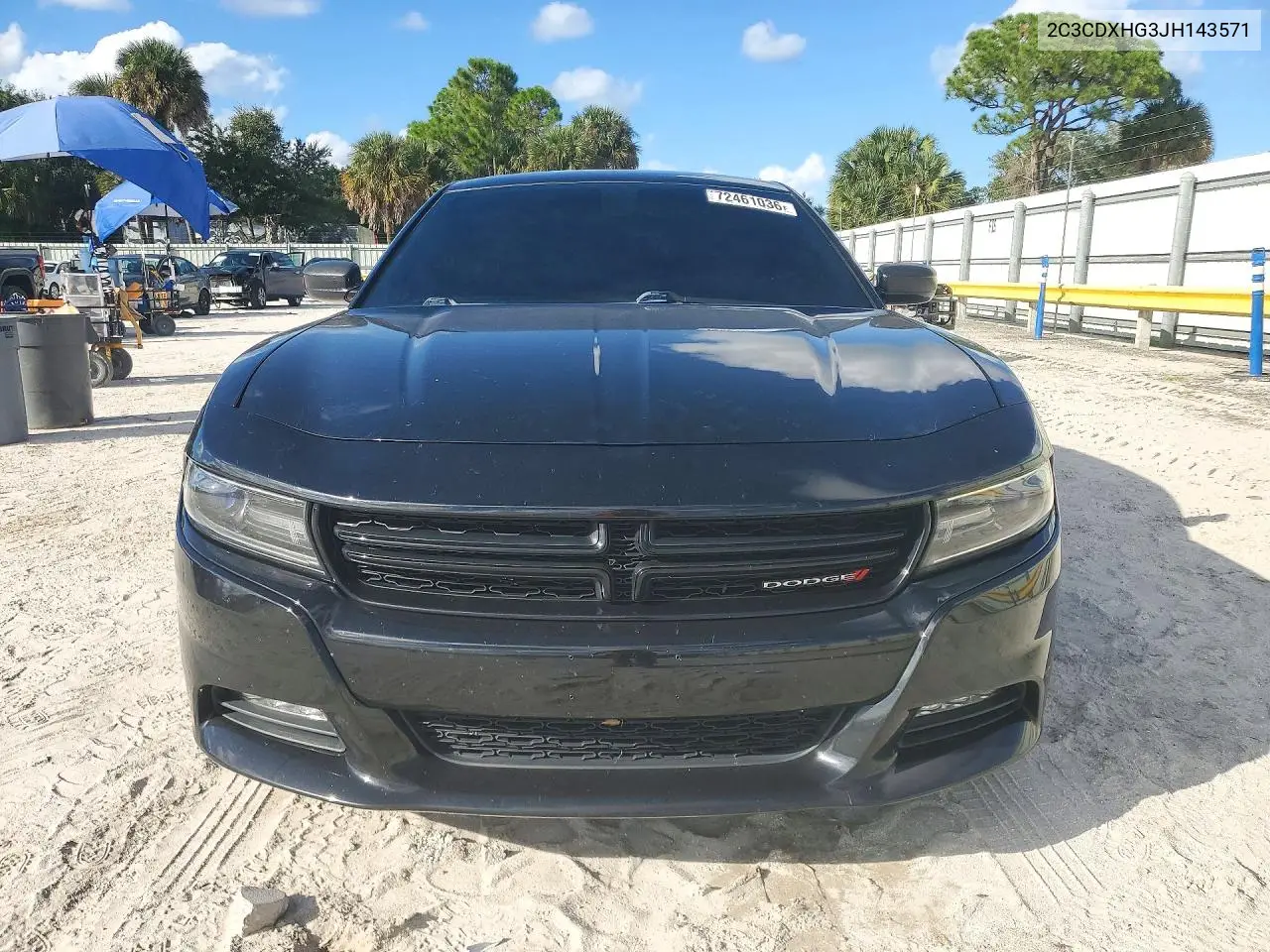 2018 DODGE CHARGER VIN 2C3CDXHG3JH143571 — фото 5