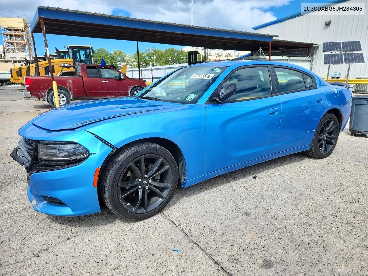 DODGE CHARGER 2018, VIN 2C3CDXBG6JH284305