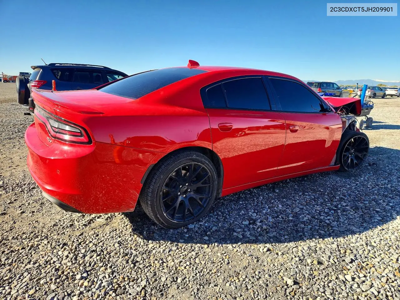 2018 DODGE CHARGER VIN 2C3CDXCT5JH209901 — фото 3