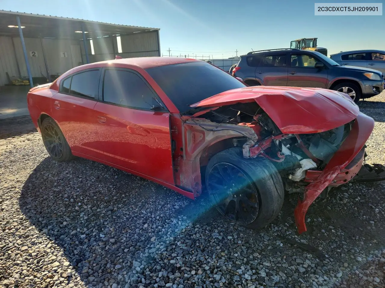 2018 DODGE CHARGER VIN 2C3CDXCT5JH209901 — фото 4