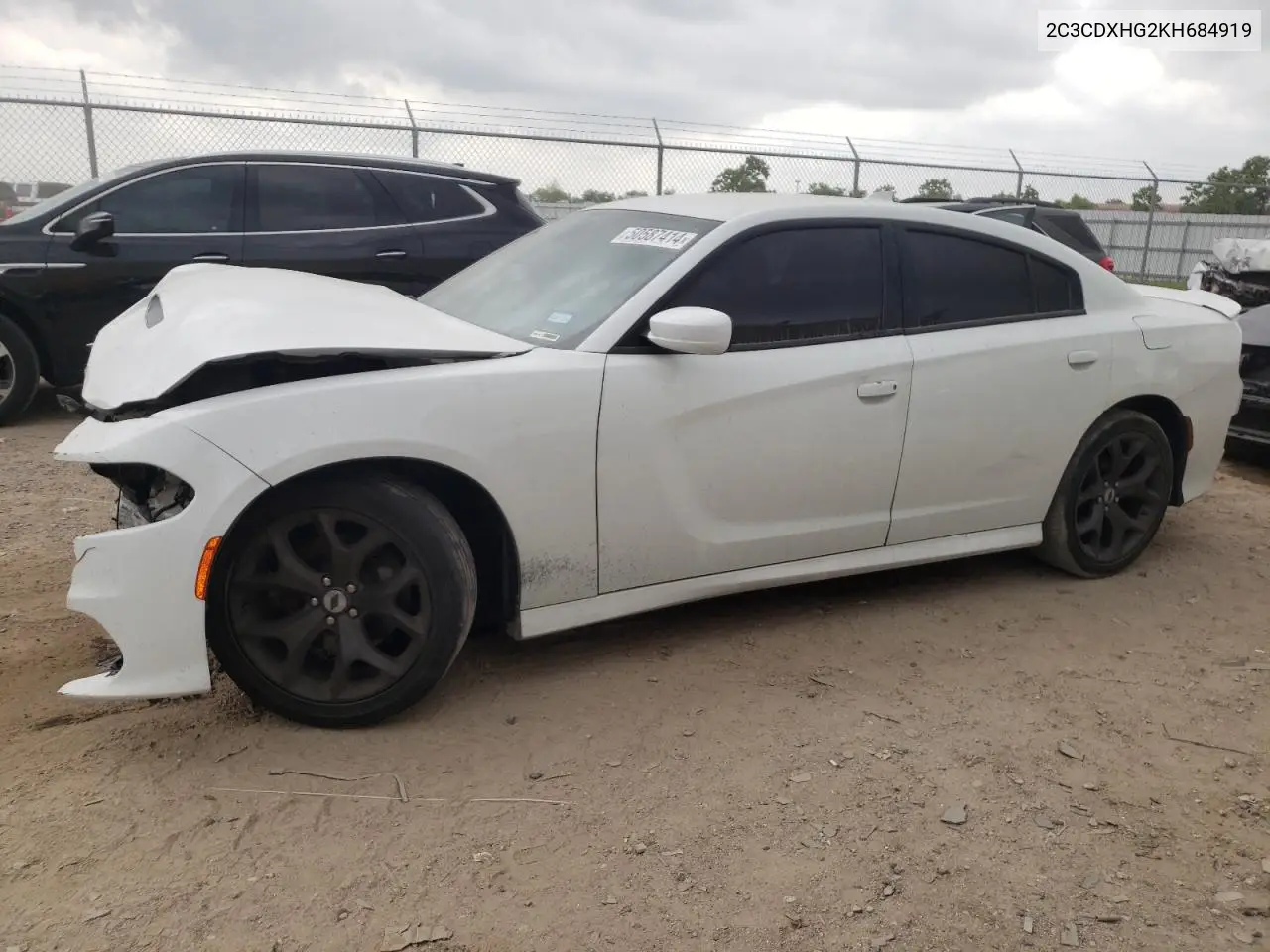 DODGE CHARGER 2019, VIN 2C3CDXHG2KH684919