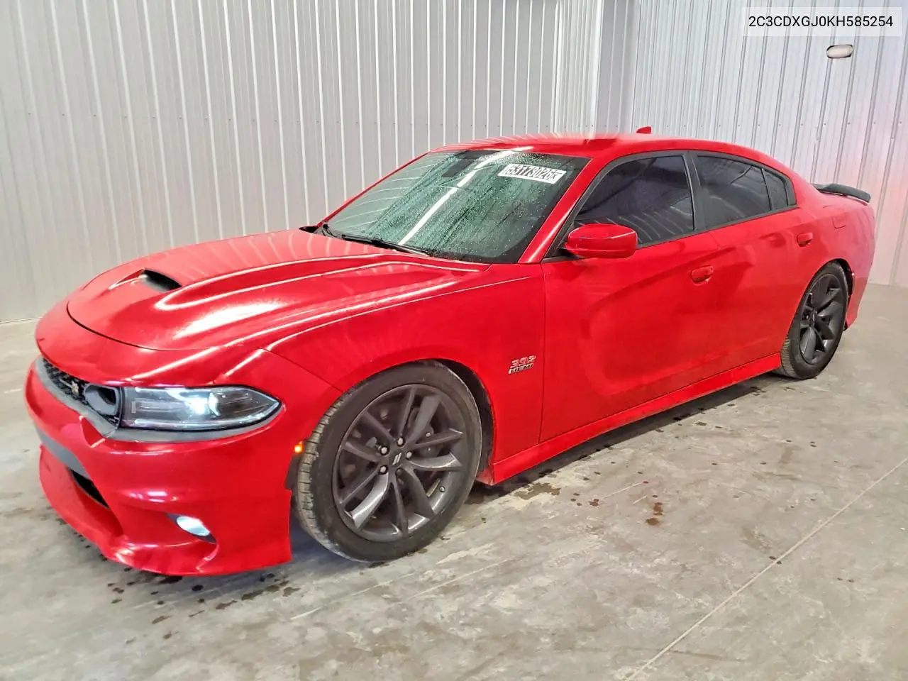DODGE CHARGER 2019, VIN 2C3CDXGJ0KH585254