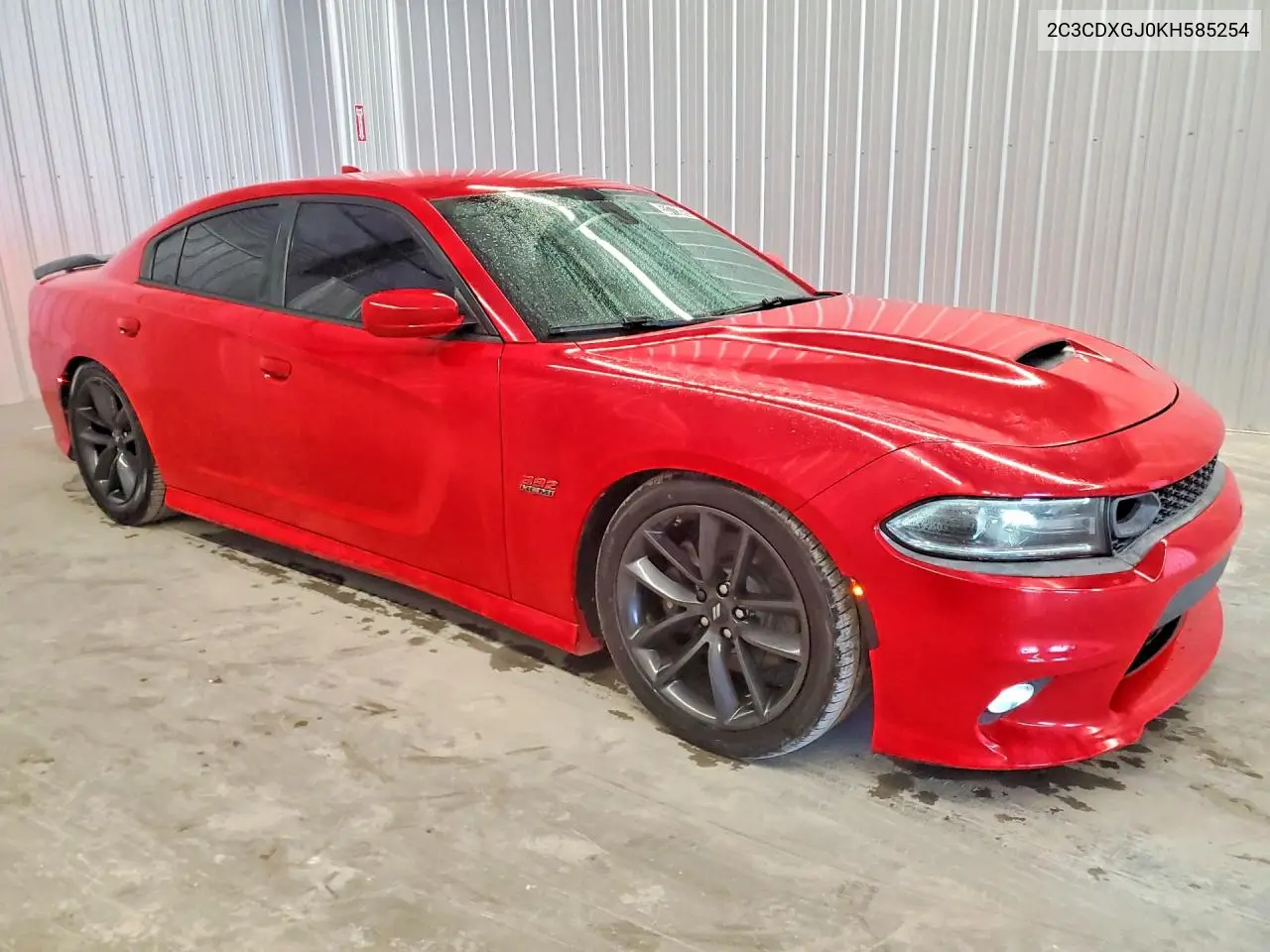 2019 DODGE CHARGER VIN 2C3CDXGJ0KH585254 — фото 4