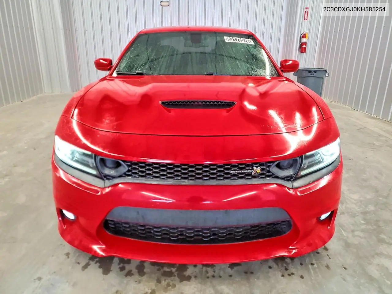 2019 DODGE CHARGER VIN 2C3CDXGJ0KH585254 — фото 5