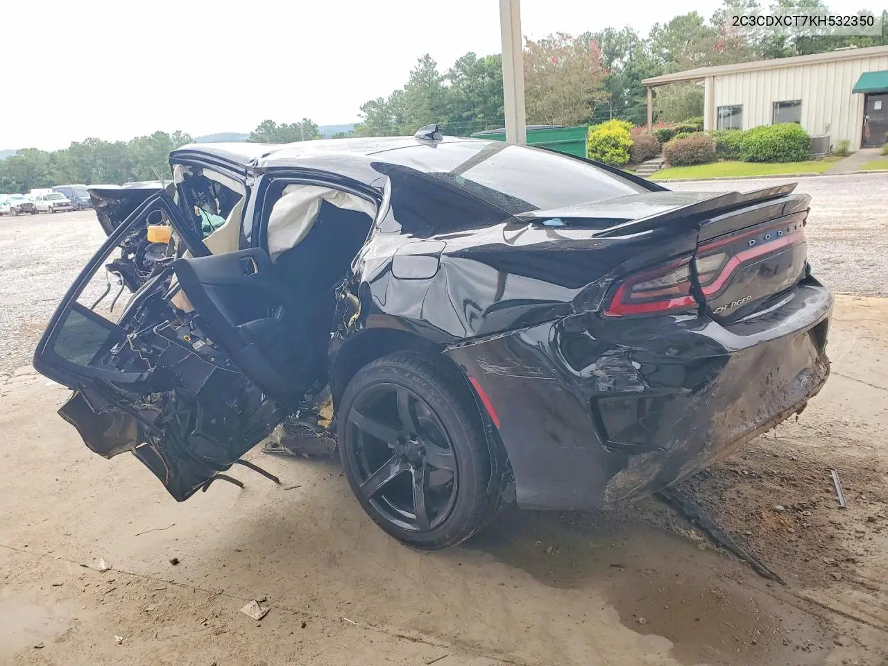 2019 DODGE CHARGER VIN 2C3CDXCT7KH532350 — фото 2