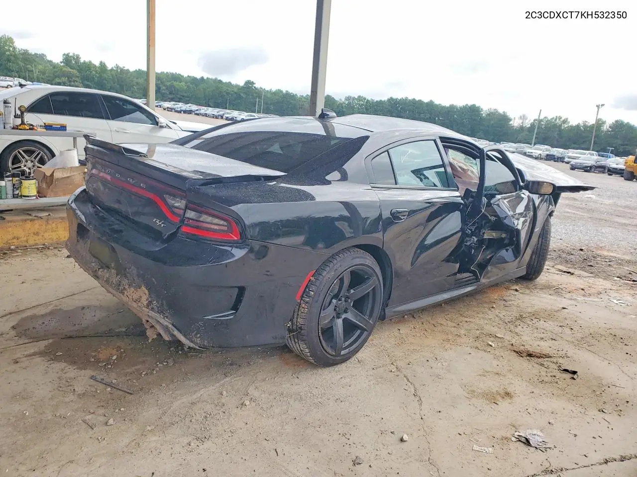 2019 DODGE CHARGER VIN 2C3CDXCT7KH532350 — фото 3