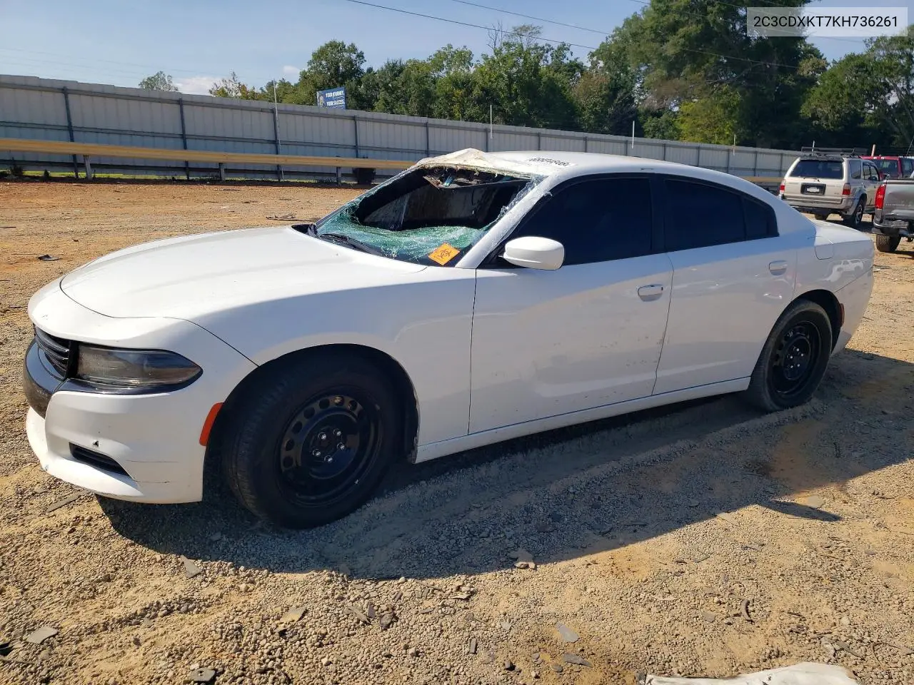 DODGE CHARGER 2019, VIN 2C3CDXKT7KH736261