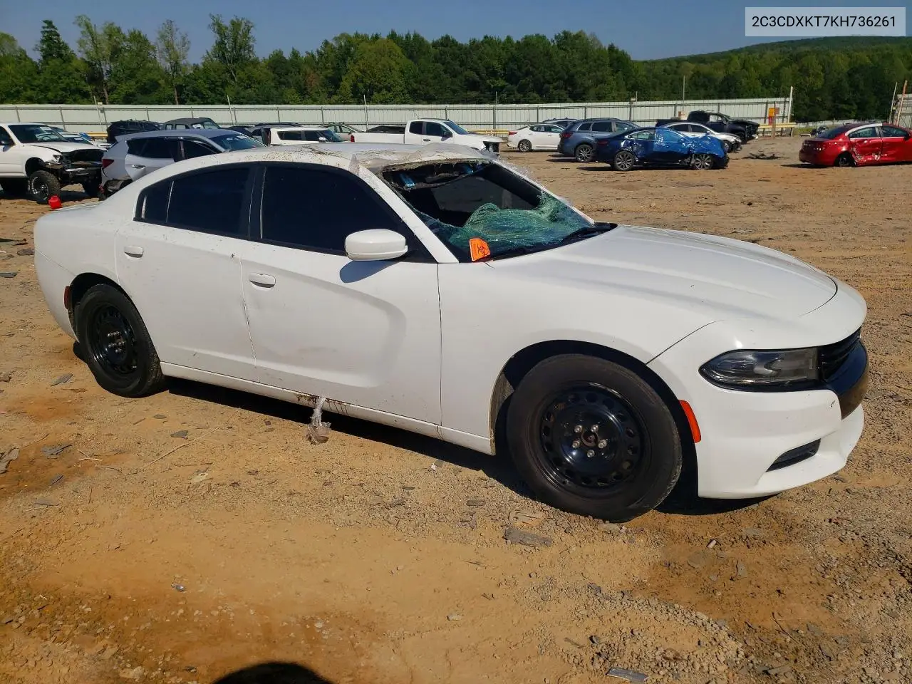 2019 DODGE CHARGER VIN 2C3CDXKT7KH736261 — фото 4
