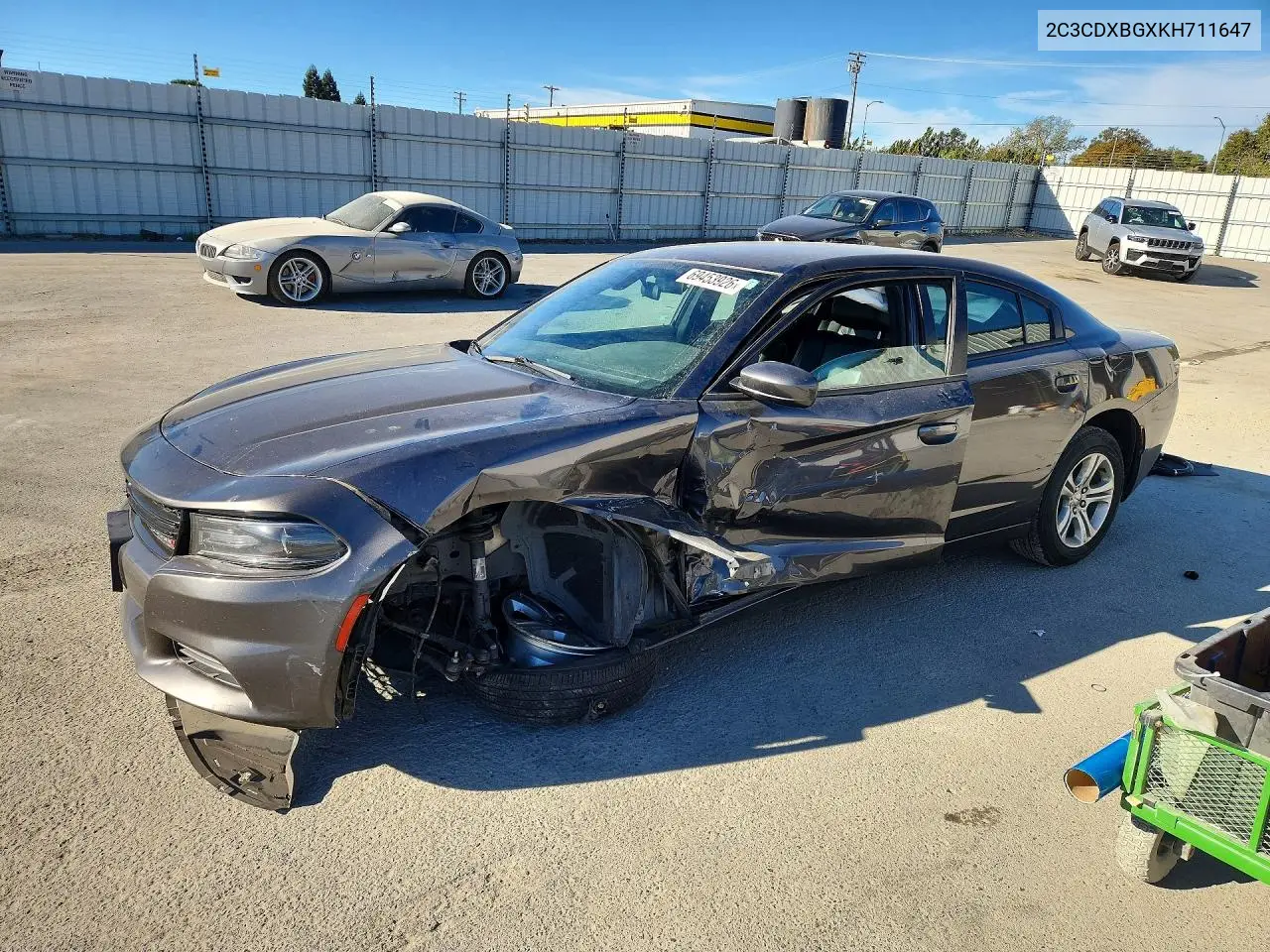 DODGE CHARGER 2019, VIN 2C3CDXBGXKH711647