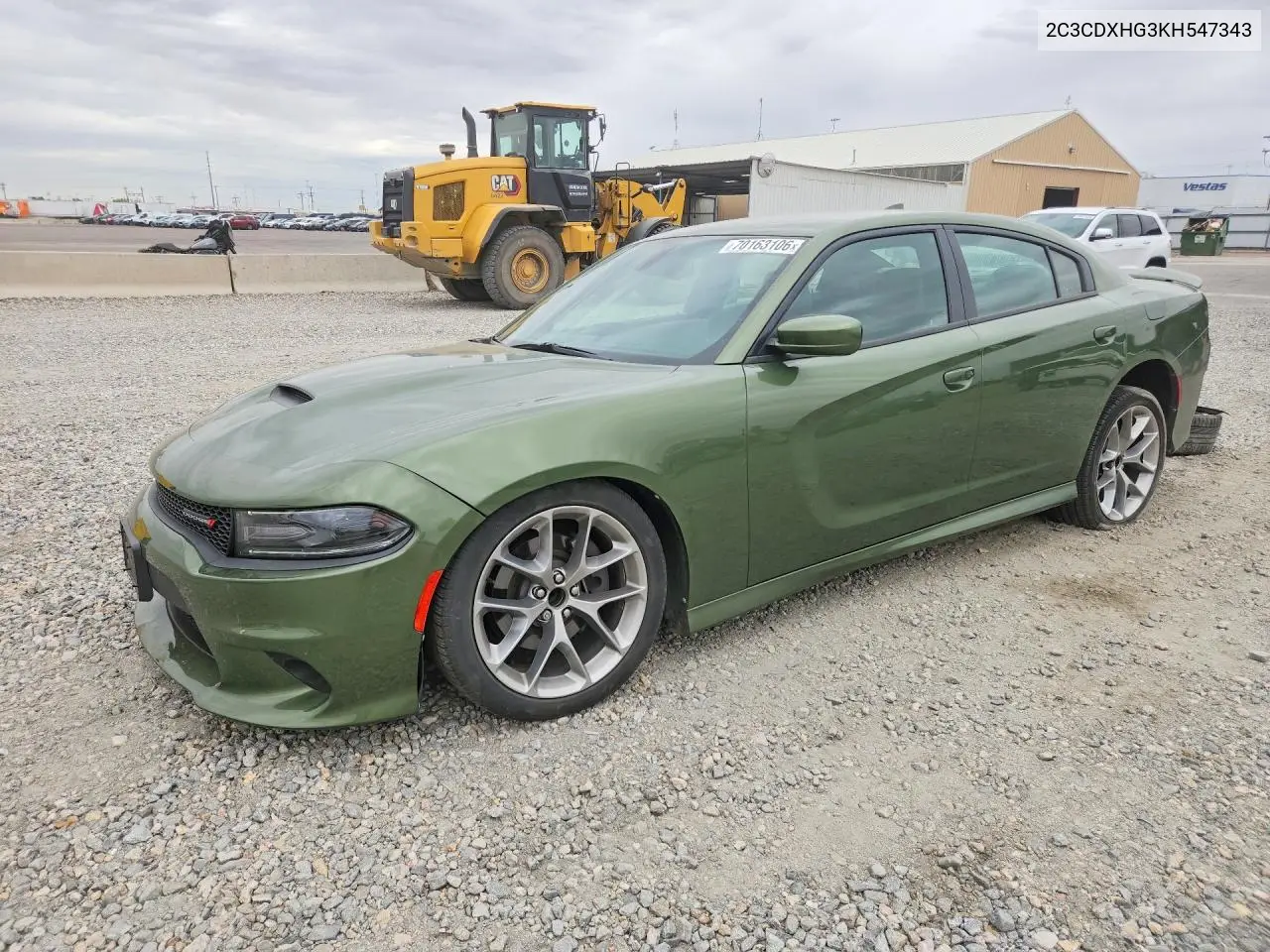 DODGE CHARGER 2019, VIN 2C3CDXHG3KH547343