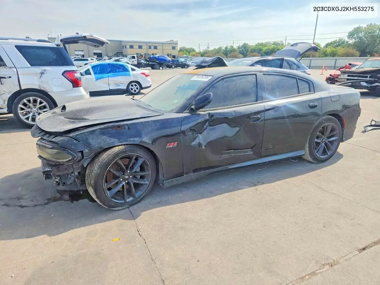 DODGE CHARGER 2019, VIN 2C3CDXGJ2KH553275