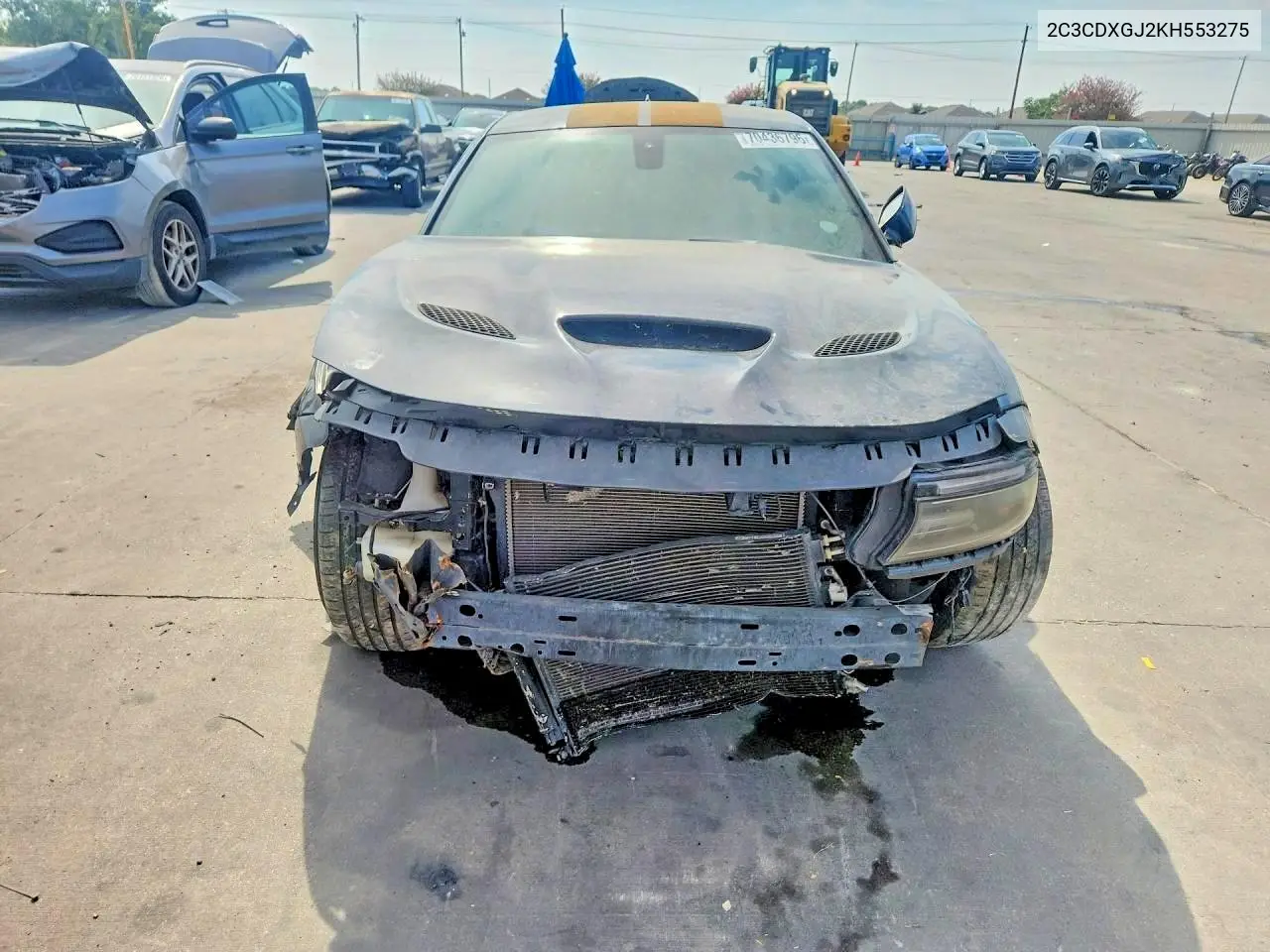2019 DODGE CHARGER VIN 2C3CDXGJ2KH553275 — фото 5
