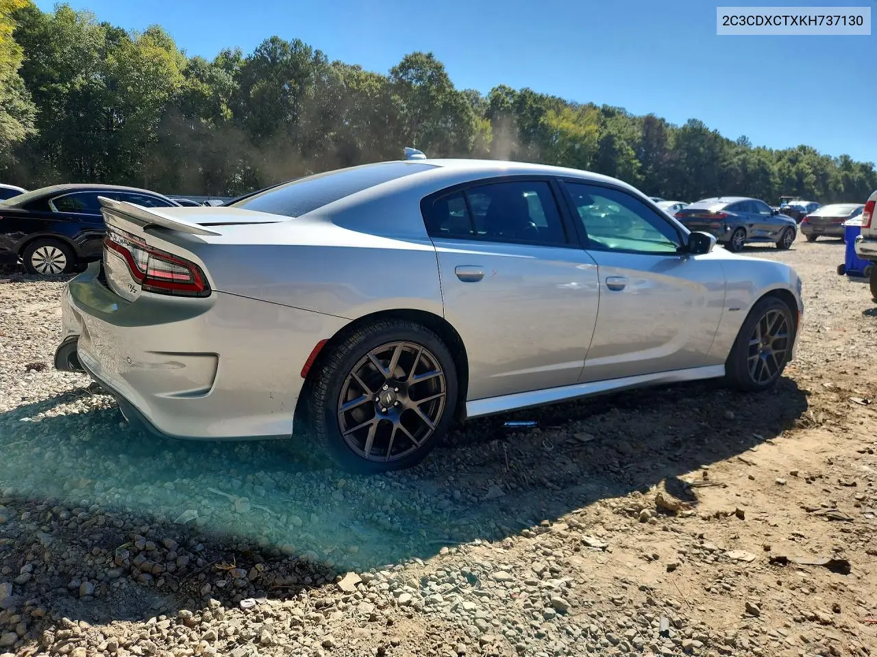 2019 DODGE CHARGER VIN 2C3CDXCTXKH737130 — фото 3