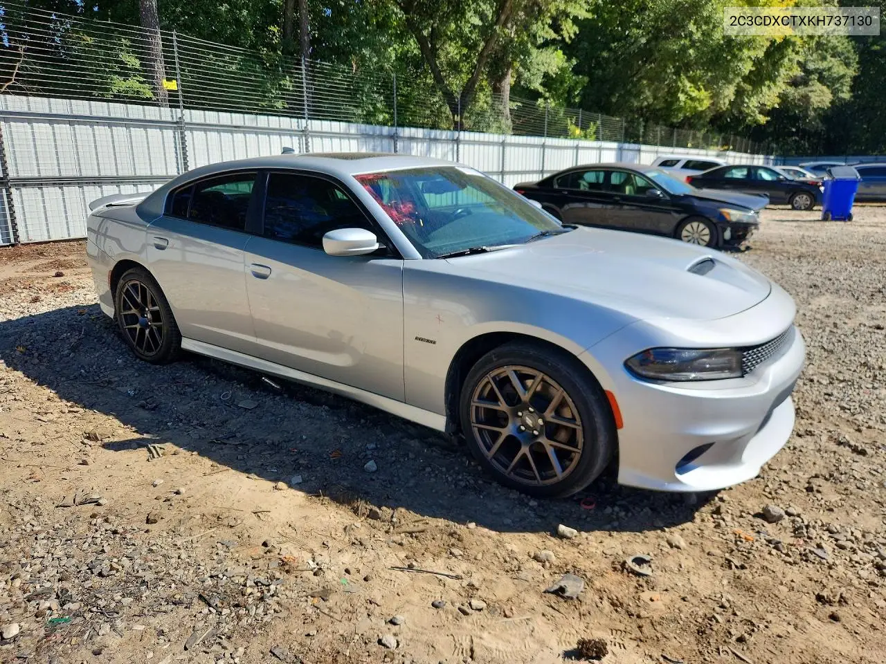 2019 DODGE CHARGER VIN 2C3CDXCTXKH737130 — фото 4