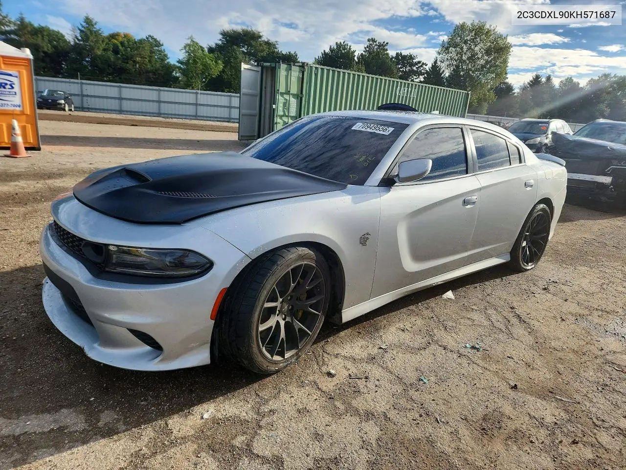 DODGE CHARGER 2019, VIN 2C3CDXL90KH571687