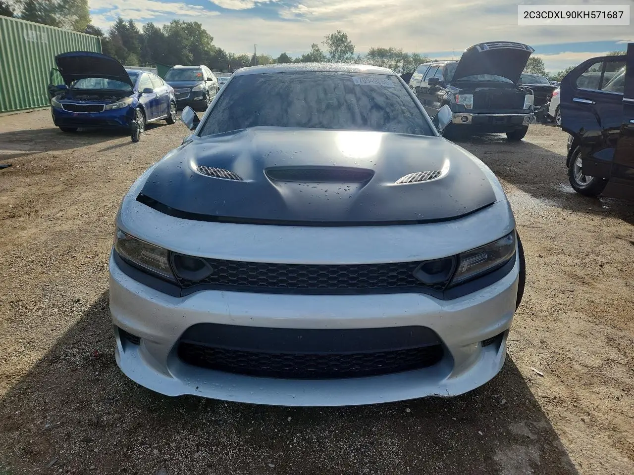 2019 DODGE CHARGER VIN 2C3CDXL90KH571687 — фото 5