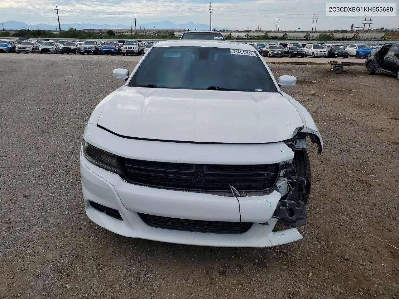 2019 DODGE CHARGER VIN 2C3CDXBG1KH655680 — фото 5