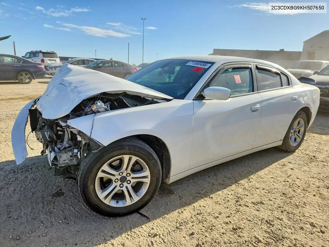 DODGE CHARGER 2019, VIN 2C3CDXBG9KH507650