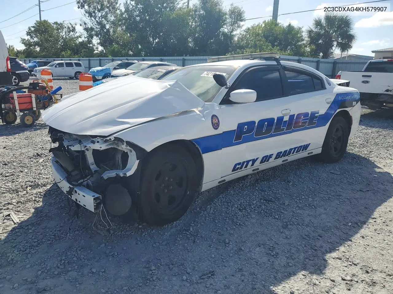 DODGE CHARGER 2019, VIN 2C3CDXAG4KH579907