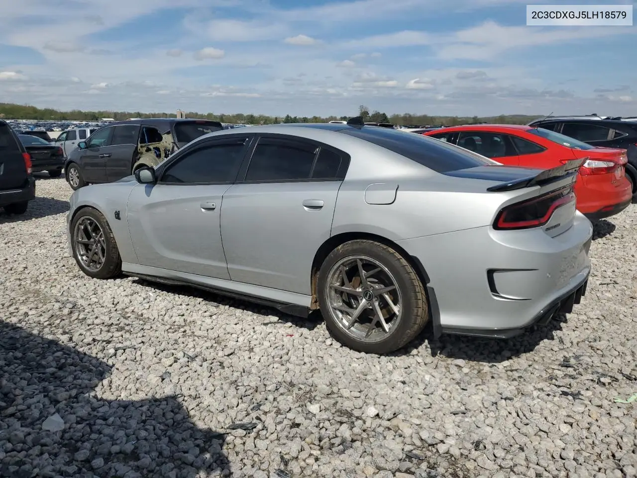 2020 DODGE CHARGER VIN 2C3CDXGJ5LH185790 — фото 2