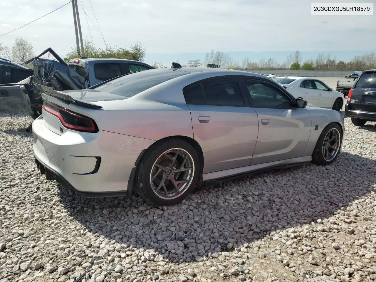 2020 DODGE CHARGER VIN 2C3CDXGJ5LH185790 — фото 3