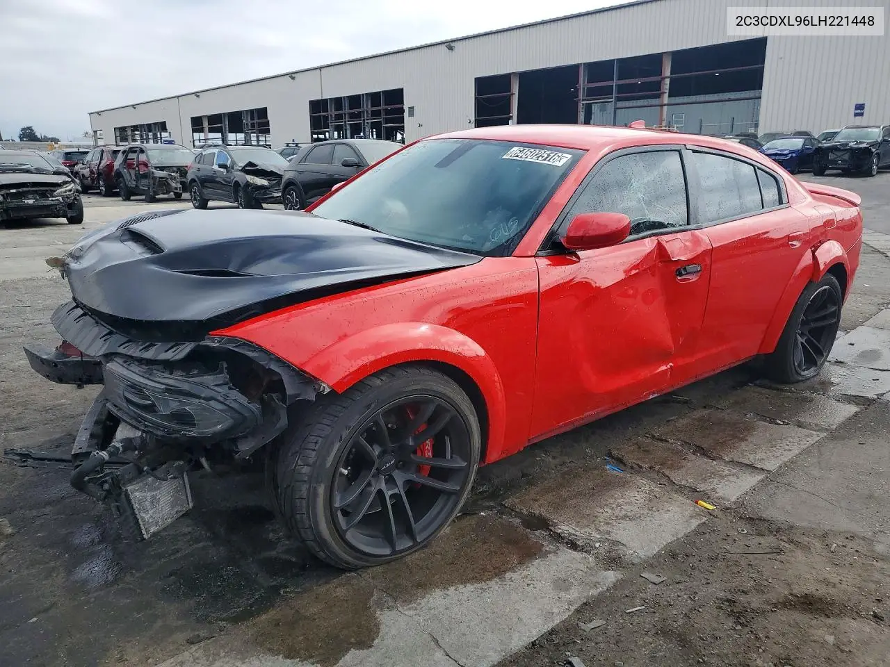 DODGE CHARGER 2020, VIN 2C3CDXL96LH221448