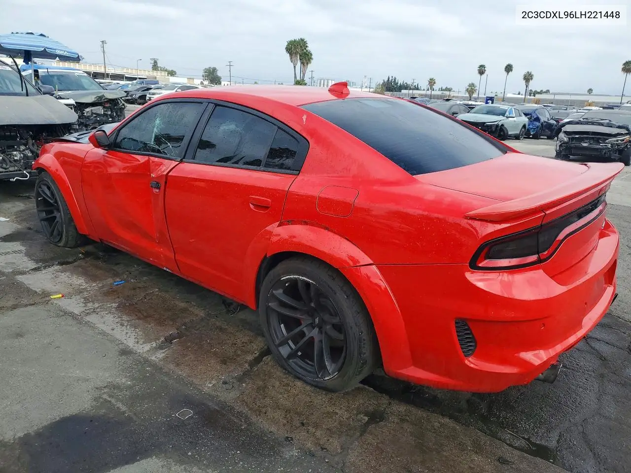 2020 DODGE CHARGER VIN 2C3CDXL96LH221448 — фото 2