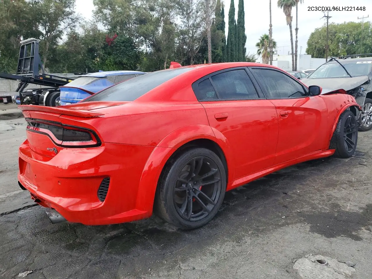 2020 DODGE CHARGER VIN 2C3CDXL96LH221448 — фото 3