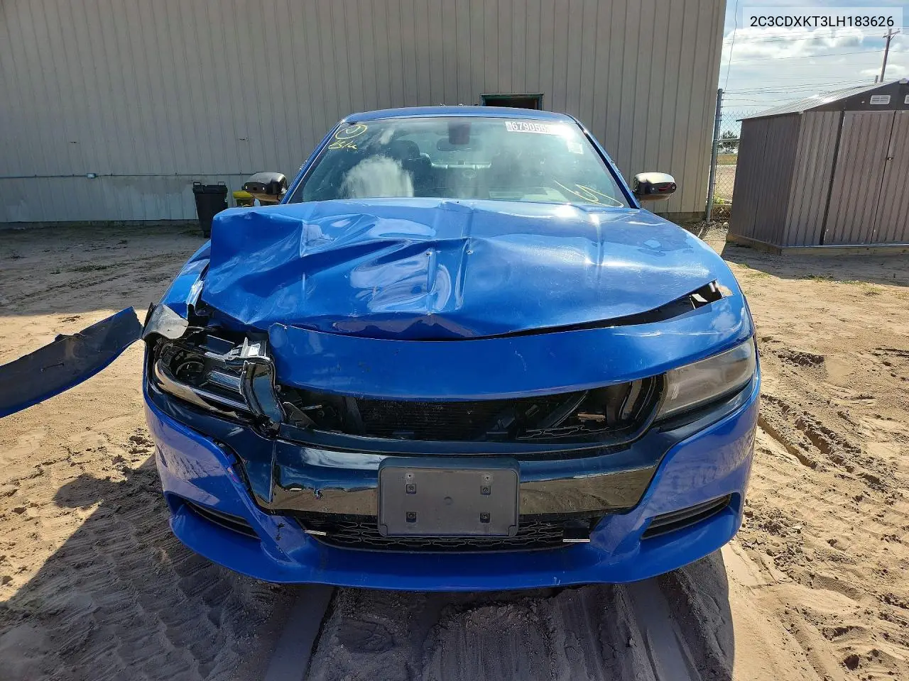 2020 DODGE CHARGER VIN 2C3CDXKT3LH183626 — фото 5