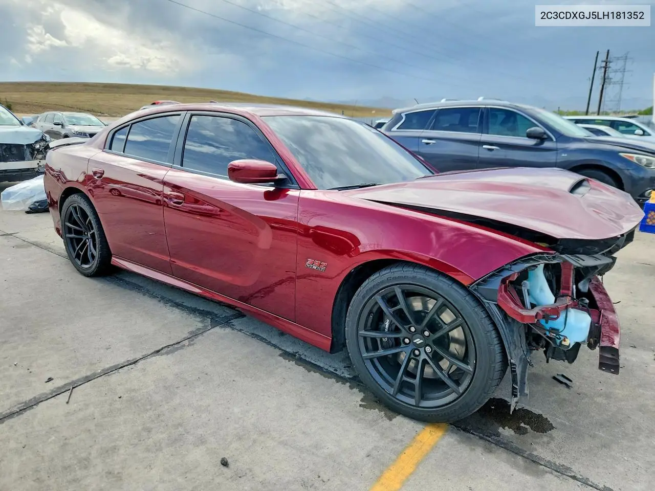 2020 DODGE CHARGER VIN 2C3CDXGJ5LH181352 — фото 4