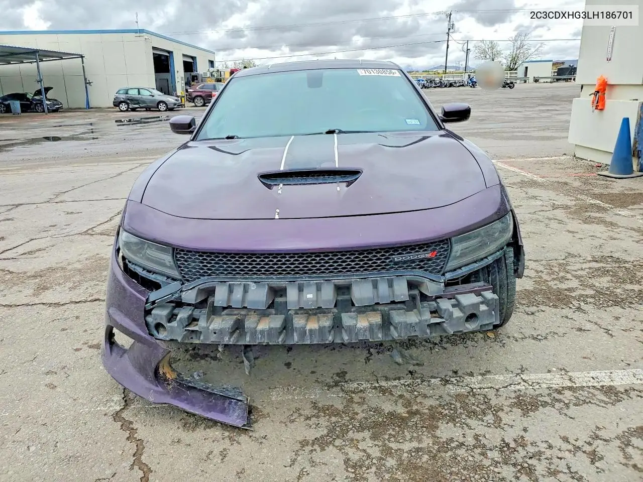 2020 DODGE CHARGER VIN 2C3CDXHG3LH186701 — фото 5