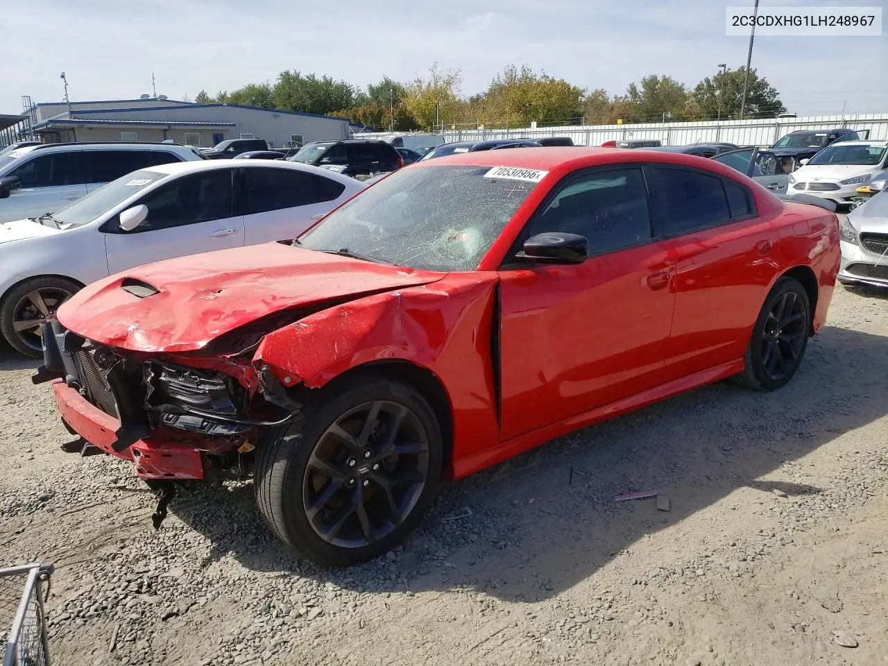 DODGE CHARGER 2020, VIN 2C3CDXHG1LH248967