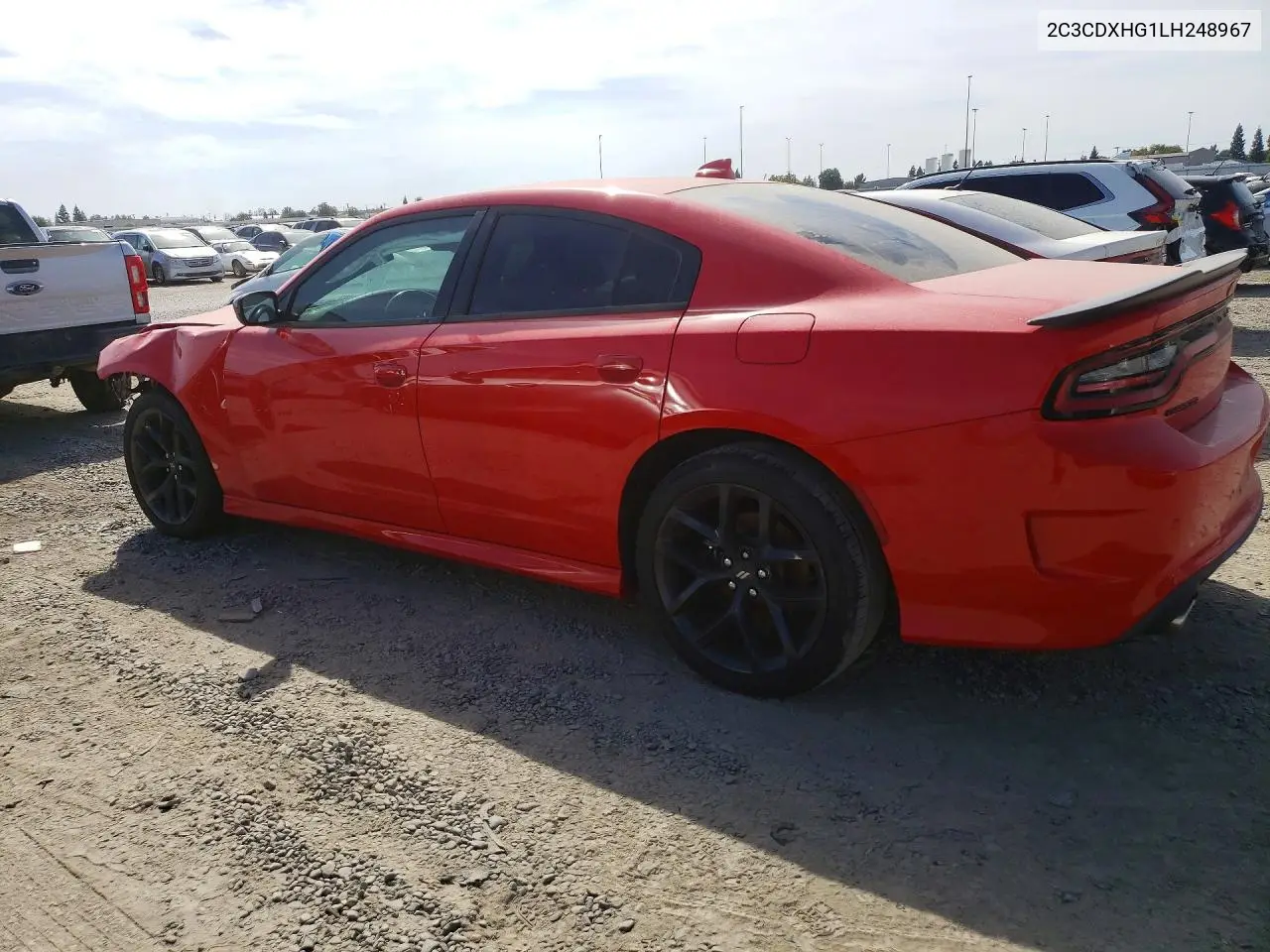2020 DODGE CHARGER VIN 2C3CDXHG1LH248967 — фото 2