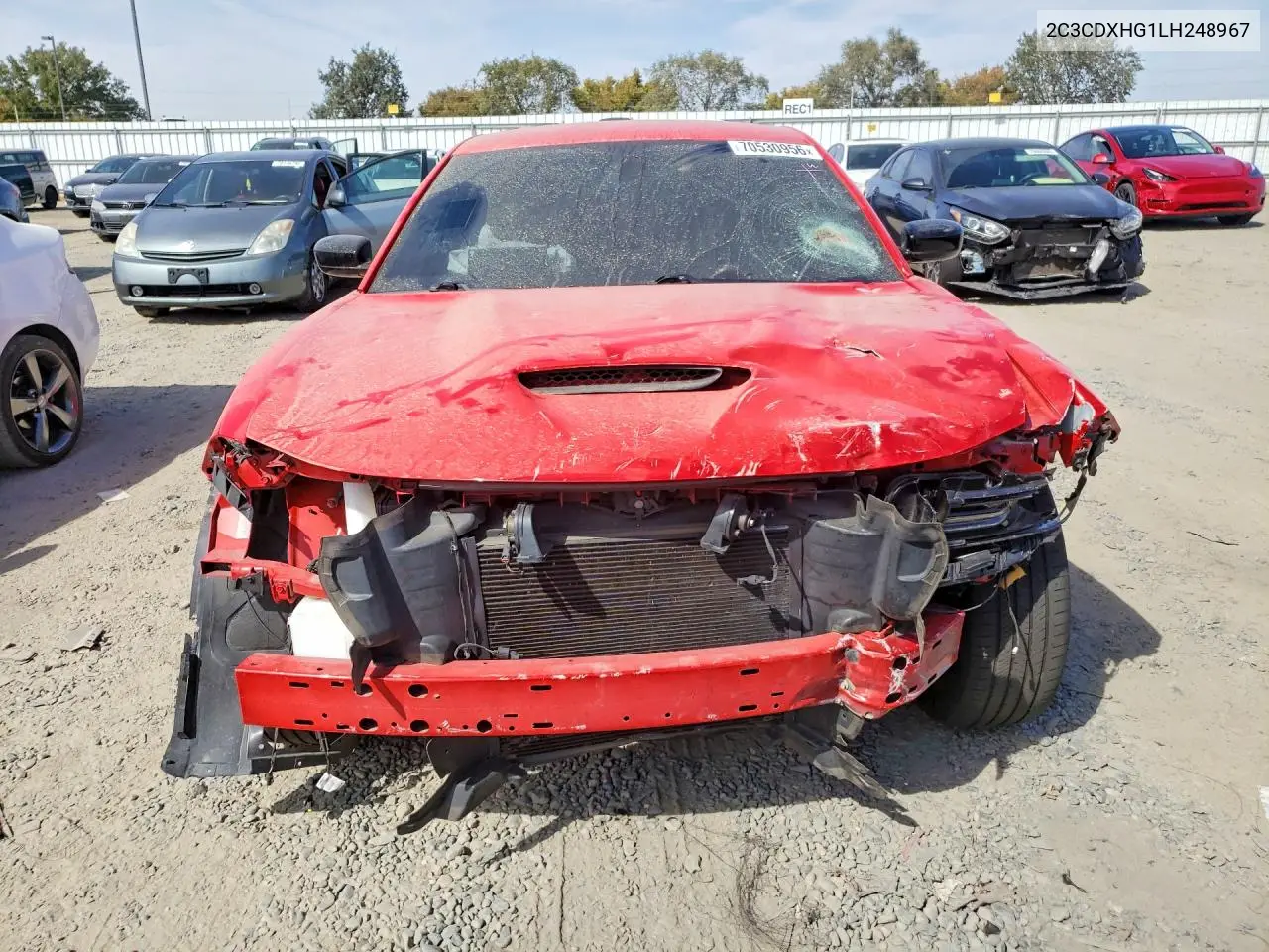 2020 DODGE CHARGER VIN 2C3CDXHG1LH248967 — фото 5